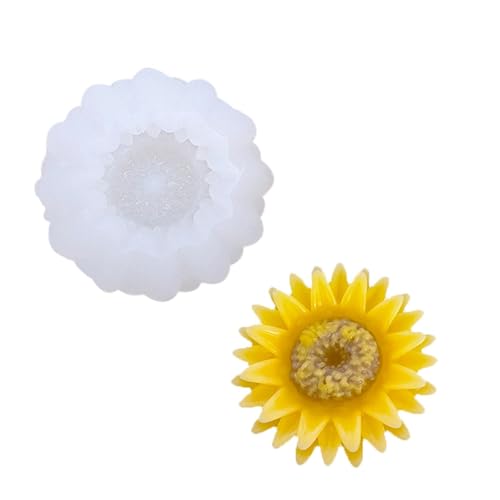 Silikonform Blume Silikonformen Blumen Gießformen Gießform 3d Silikon Blumem Groß Kerze Formen Blüten Blüte Blumensilikonform Set Silikongießform Kerzen Kerzenform Blumenformen (Chrysantheme) von ChongKuan