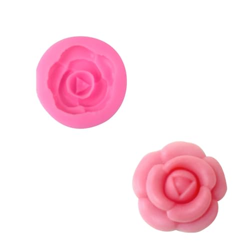 Silikonform Blume Silikonformen Blumen Gießformen Gießform 3d Silikon Blumem Groß Kerze Formen Blüten Blüte Blumensilikonform Set Silikongießform Kerzen Kerzenform Blumenformen (Kamelie A) von ChongKuan