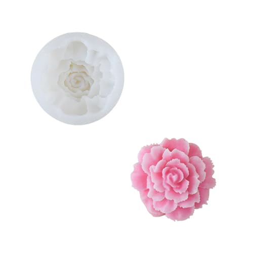 Silikonform Blume Silikonformen Blumen Gießformen Gießform 3d Silikon Blumem Groß Kerze Formen Blüten Blüte Blumensilikonform Set Silikongießform Kerzen Kerzenform Blumenformen (Nelke) von ChongKuan