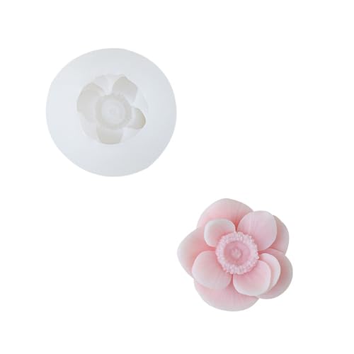 Silikonform Blumen Blume Silikonformen Gießformen Gießform 3d Silikon Blumem Groß Kerze Formen Blüten Blüte Blumensilikonform Set Silikongießform Kerzen Kerzenform Blumenformen (Anemone) von ChongKuan