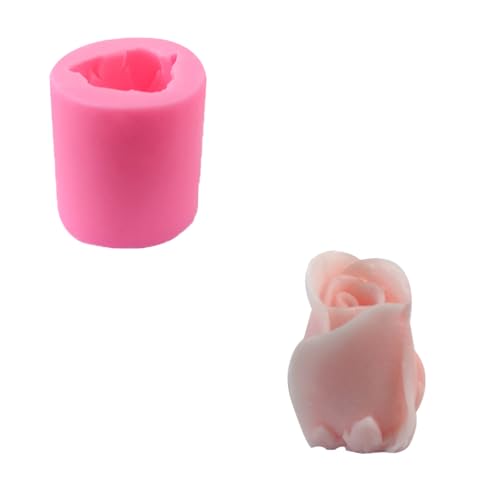 Silikonform Blumen Blume Silikonformen Gießformen Gießform 3d Silikon Blumem Groß Kerze Formen Blüten Blüte Blumensilikonform Set Silikongießform Kerzen Kerzenform Blumenformen (Rosenknospen) von ChongKuan