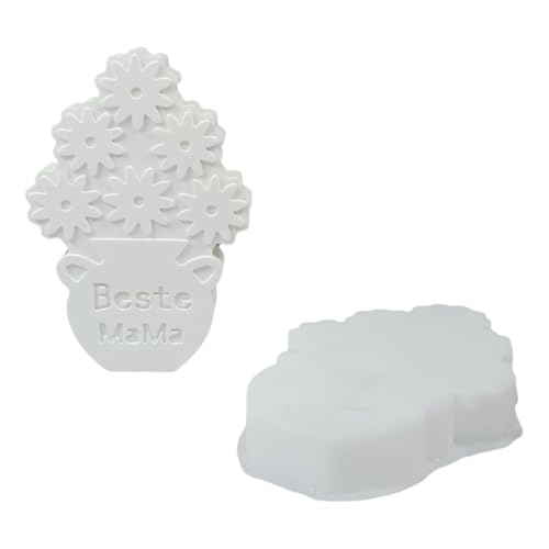 Silikonform Muttertag Mama Silikonformen Gießformen Gießform Silikon Zum Letter Silicone Mold Geburtstag Buchstaben Liebe Gipsformen Gießen Geburtstagsthema Set Kerzenhalter (2) von ChongKuan