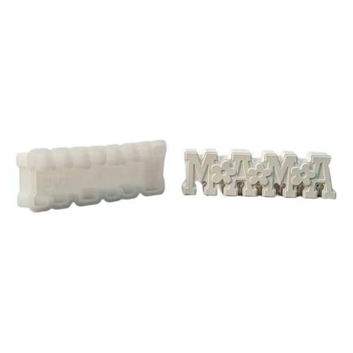 Silikonformen Gießformen Muttertag Silikonform Mama Gießform Silikon Zum Letter Silicone Mold Geburtstag Buchstaben Liebe Gipsformen Gießen Geburtstagsthema Set Kerzenhalter (3) von ChongKuan
