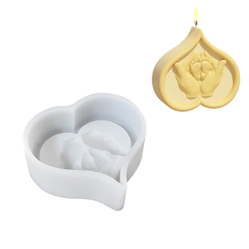 Silikonformen Gießformen Muttertag Silikonform Mama Gießform Silikon Zum Letter Silicone Mold Geburtstag Buchstaben Liebe Gipsformen Gießen Geburtstagsthema Set Kerzenhalter (4) von ChongKuan
