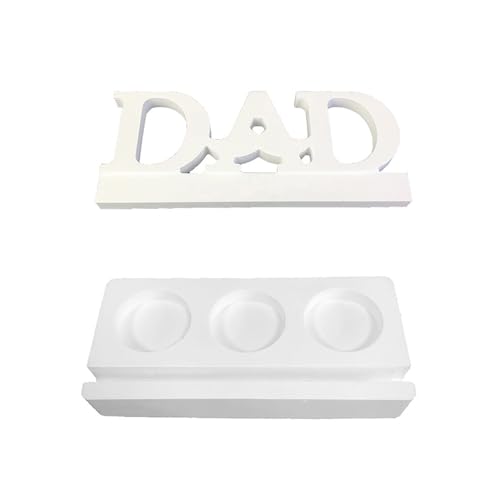 Silikonformen Gießformen Muttertag Silikonform Mama Gießform Silikon Zum Letter Silicone Mold Geburtstag Buchstaben Liebe Gipsformen Gießen Geburtstagsthema Set Kerzenhalter (8) von ChongKuan