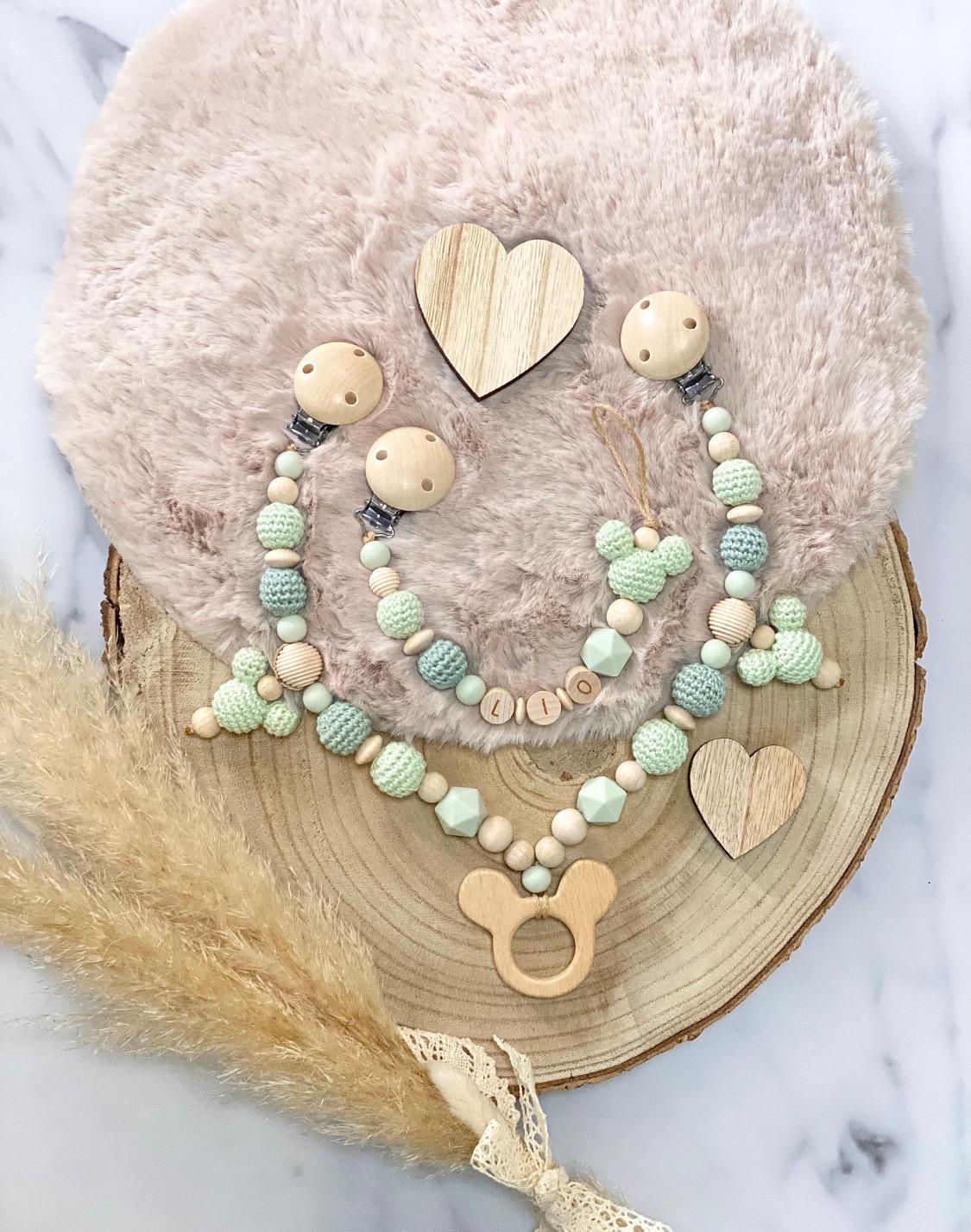 Schnullerkette Mit Namen Kinderwagenkette Personalisiert Junge Maus Schnullerkette Mit Namen Kinderwagenkette Personalisiert Junge Maus von ChriluzaShop
