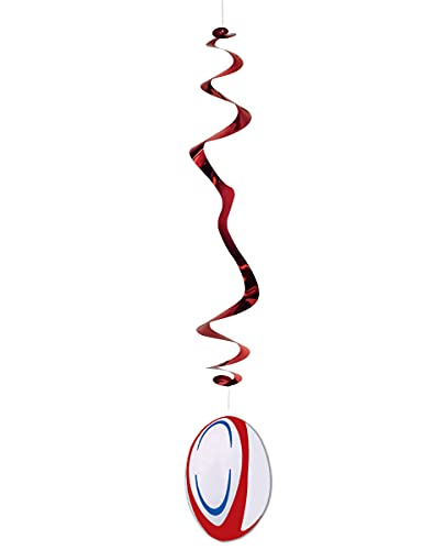 6 Suspensions hängend - Balloons Rugby - Papier Feuerbeständige - 80 cm - Made in Frankreich 6 Suspensions hängend - Balloons Rugby - Papier Feuerbeständige - 80 cm - Made in Frankreich von Christian Fabrications