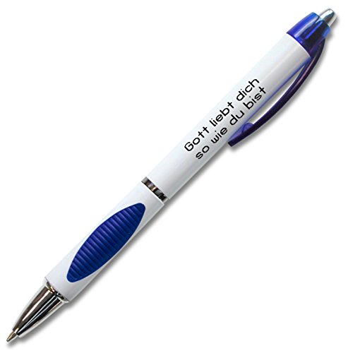 °° Kugelschreiber"Gott liebt dich so wie du bist" (blau) von Christliche Geschenkideen