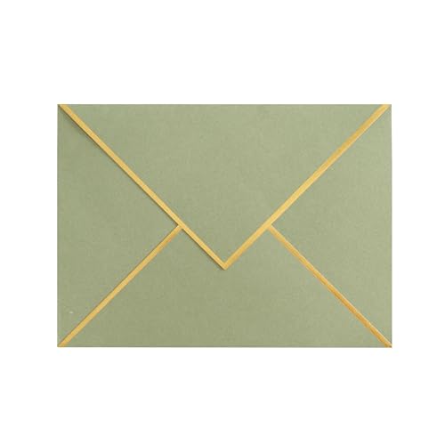 A7-Umschläge, V-Klappe, Folienbordüre, luxuriöse Versandtaschen für 12,7 x 17,8 cm Karten, für Hochzeiten, Einladungen, Babypartys, Fotos, Abschlussfeiern, Geburtstage, Brautpartys, 13,3 x 18,4 cm A7-Umschläge, V-Klappe, Folienbordüre, luxuriöse Versandtaschen für 12,7 x 17,8 cm Karten, für Hochzeiten, Einladungen, Babypartys, Fotos, Abschlussfeiern, Geburtstage, Brautpartys, 13,3 x 18,4 cm von Chriz.Z