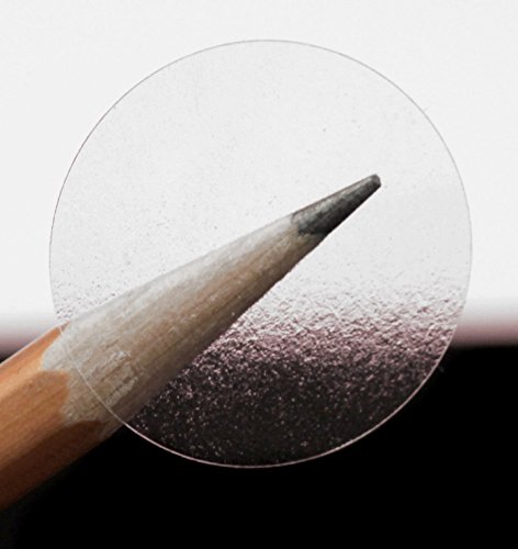 ChromaLabel - Verschlussetiketten - transparent - 2,5 cm (1“) - 5000 Stück pro Rolle, nicht perforiert von ChromaLabel