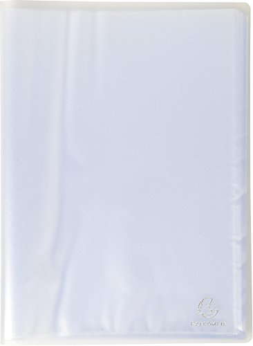 Exacompta 85460E Sichtmappe Chromaline Crystal Colours aus blickdichtem Kunststoff robust 40 Hüllen 80 Ansichten für DIN A4 Aktenhülle Prospekthülle 1 Stück kristall von Exacompta