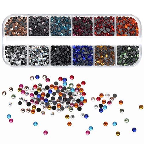 Chstarina 2160 Stück Strasssteine Hotfix Strasssteine Flatback Strasssteine Runde Glitzersteine Kristall Strasssteine für DIY Handwerk Nagel Gesicht Kunst Kleidung Schuhe Taschen 12 Farben SS10 Chstarina 2160 Stück Strasssteine Hotfix Strasssteine Flatback Strasssteine Runde Glitzersteine Kristall Strasssteine für DIY Handwerk Nagel Gesicht Kunst Kleidung Schuhe Taschen 12 Farben SS10 von Chstarina