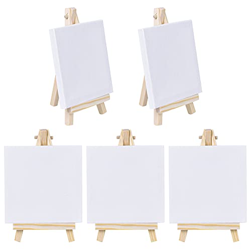 Chstarina Mini Staffelei-Set mit Leinwand, 5 Stück, Weiß, Metall & Holz, Zeitgenössisch, Desktop, Miniatur-Staffelei Chstarina Mini Staffelei-Set mit Leinwand, 5 Stück, Weiß, Metall & Holz, Zeitgenössisch, Desktop, Miniatur-Staffelei von Chstarina