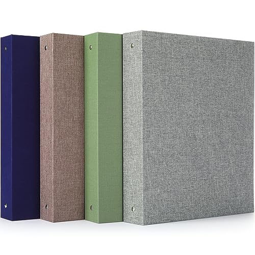 Chuangdi 3-Ringbuch mit Leineneinband, 3,2 cm, langlebig, runde Ringe für 21,6 x 27,9 cm, Briefgröße für Schule, Büro und Zuhause, 4 Farben Chuangdi 3-Ringbuch mit Leineneinband, 3,2 cm, langlebig, runde Ringe für 21,6 x 27,9 cm, Briefgröße für Schule, Büro und Zuhause, 4 Farben von Chuangdi