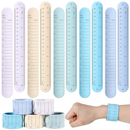 Chuangdi Silikon-Armband für Krankenschwestern, wiederverwendbar, tragbar, Notizblock, wasserdicht, To-Do-Liste, Memo-Armband, beschreibbar, löschbar, für Planer, Erinnerung (helle Farben, 5 Stück) Chuangdi Silikon-Armband für Krankenschwestern, wiederverwendbar, tragbar, Notizblock, wasserdicht, To-Do-Liste, Memo-Armband, beschreibbar, löschbar, für Planer, Erinnerung (helle Farben, 5 Stück) von Chuangdi