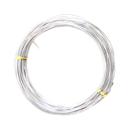 20 Meter Edelstahl Basteldraht, 17 Gauge 1.2mm Dicke Rostfreier Stahl Bildhauerei Draht, Armatur Draht für Bildhauerei, Biegsamer Metalldraht für die Herstellung von Puppen Skelett, DIY-Handwerk 20 Meter Edelstahl Basteldraht, 17 Gauge 1.2mm Dicke Rostfreier Stahl Bildhauerei Draht, Armatur Draht für Bildhauerei, Biegsamer Metalldraht für die Herstellung von Puppen Skelett, DIY-Handwerk von Chudeng