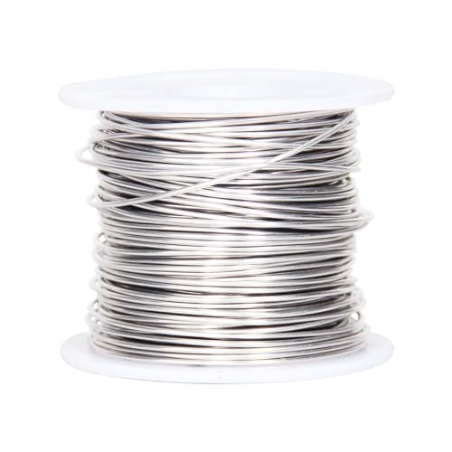 50 Meter Edelstahl Basteldraht, 18 Gauge 1mm Dicke Rostfreier Stahl Bildhauerei Draht, Armatur Draht für Bildhauerei, Biegsamer Metalldraht für die Herstellung von Puppen Skelett, DIY-Handwerk 50 Meter Edelstahl Basteldraht, 18 Gauge 1mm Dicke Rostfreier Stahl Bildhauerei Draht, Armatur Draht für Bildhauerei, Biegsamer Metalldraht für die Herstellung von Puppen Skelett, DIY-Handwerk von Chudeng