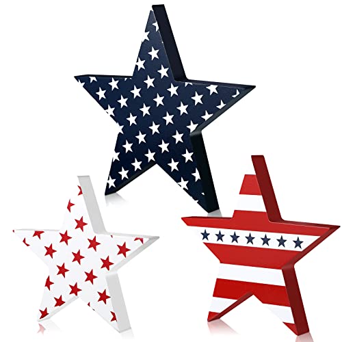 Chunful 3 Stück 4. Juli Dekor Unabhängigkeitstag Amerikanische Holztischschilder patriotische Holzsterne Flagge Herz Hut Dekor freistehend doppelseitig bedruckte Tischdekoration für 4. Juli Chunful 3 Stück 4. Juli Dekor Unabhängigkeitstag Amerikanische Holztischschilder patriotische Holzsterne Flagge Herz Hut Dekor freistehend doppelseitig bedruckte Tischdekoration für 4. Juli von Chunful