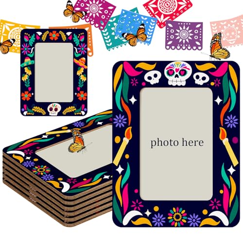 Chunful 6 Stück Totenkopf-Bilderrahmen für Dia De Los Muertos Altar Tag der Toten Dekorationen Holz-Bilderrahmen für Dia De Los Muertos Altar Ofrenda Dekorationen Chunful 6 Stück Totenkopf-Bilderrahmen für Dia De Los Muertos Altar Tag der Toten Dekorationen Holz-Bilderrahmen für Dia De Los Muertos Altar Ofrenda Dekorationen von Chunful