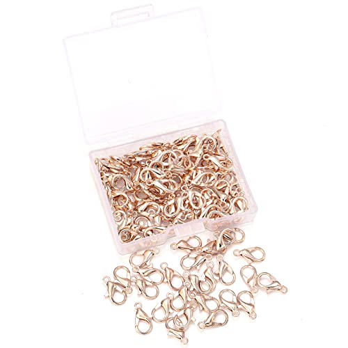 100 Stück 12 x 6 mm Rotgold Karabinerverschlüsse Set Karabinerverschlüsse für Schmuckherstellung und Armbänder für DIY Handwerk Ohrringe Halskette Armband Anhänger Choker Schmuckherstellung Fundstücke 100 Stück 12 x 6 mm Rotgold Karabinerverschlüsse Set Karabinerverschlüsse für Schmuckherstellung und Armbänder für DIY Handwerk Ohrringe Halskette Armband Anhänger Choker Schmuckherstellung Fundstücke von Chuyau