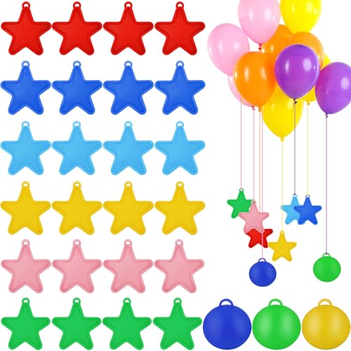 26 Stk Ballongewicht für Heliumballons, Luftballons Gewichte, Gewichte für Helium Ballons, Helium Ballongewichte Kegel, Bunte Ballongewichte für Hochzeit Geburtstag Party Dekoration (8g,120g) von CiShow