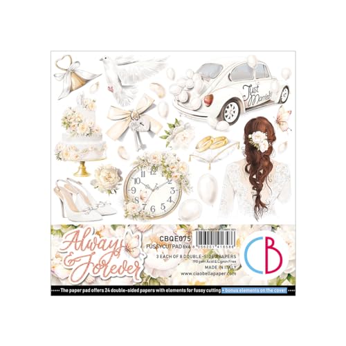 Ciao Bella Always & Forever Fussy Cut Pad, 15,2 x 15,2 cm Ciao Bella Always & Forever Fussy Cut Pad, 15,2 x 15,2 cm von Ciao Bella