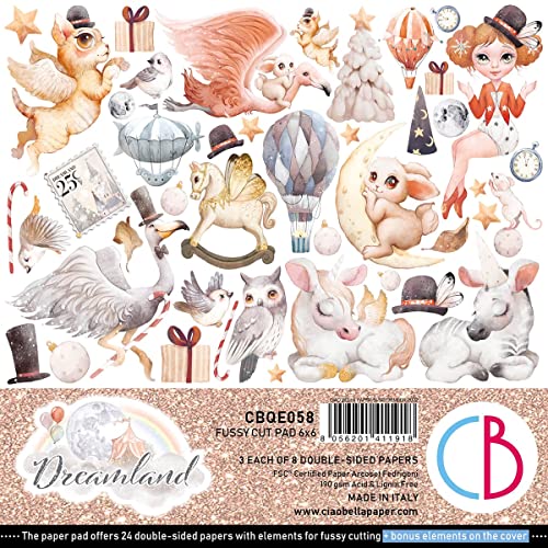 Ciao Bella Dreamland Fussy Cut Pad 15 x 15 cm 12 Papiere Ciao Bella Dreamland Fussy Cut Pad 15 x 15 cm 12 Papiere von Ciao Bella