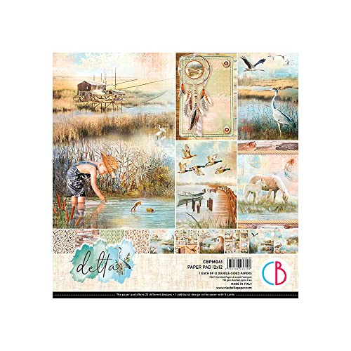 CIAO BELLA Delta-Papierblock, 30,5 x 30,5 cm, 12 Stück, sortiert, Einheitsgröße CIAO BELLA Delta-Papierblock, 30,5 x 30,5 cm, 12 Stück, sortiert, Einheitsgröße von Ciao Bella