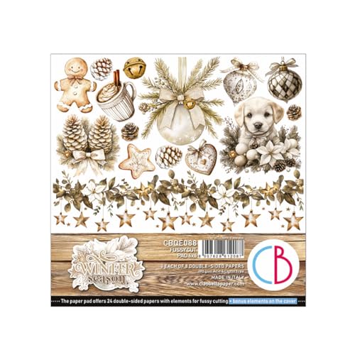 Ciao Bella Wintersaison Fussy Cut Pad 15,2 x 15,2 cm Ciao Bella Wintersaison Fussy Cut Pad 15,2 x 15,2 cm von Ciao Bella