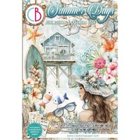 Junk Journal & Ephemera Book "Summer Days" von Ciao Bella