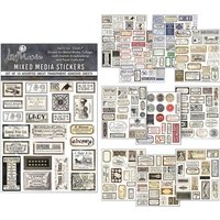 Mixed Media Sticker Set - Vintage Scripts von Ciao Bella