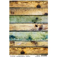 Motiv-Strohseide Modern Times "Industrial Wood", ca. 30 x 21,5 cm von Beige