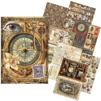 Motiv-Strohseiden Sortiment "Carbinet of Curiosities", 8er-Set Motiv-Strohseiden Sortiment "Carbinet of Curiosities", 8er-Set von Ciao Bella