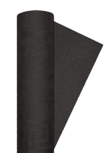 Ciao 34030 Damask (120cm x 7m), Black Roll Paper Tablecover, Schwarz von Ciao