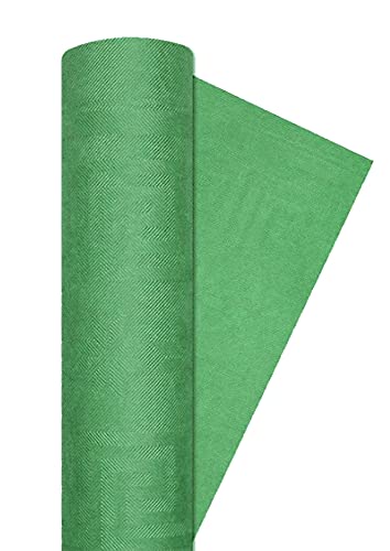 Ciao 34031 Damask, Emerald Roll Paper Tablecover, Dark Green, 7m x 120cm von Ciao