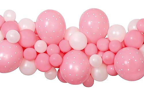 Ciao - Kit Girlande Luftballons DIY Baby Pink (65 Latexballons, 300 cm), rosa von Ciao