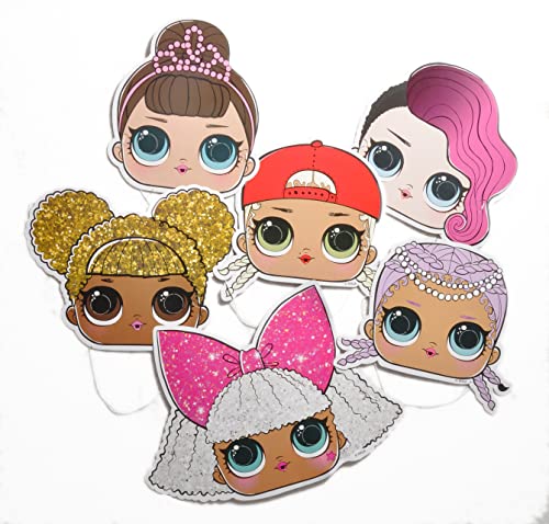 Ciao - Masken aus Papier L.O.L. Surprise, 6 Stück sortiert LOL, mehrfarbig, 23191 Ciao - Masken aus Papier L.O.L. Surprise, 6 Stück sortiert LOL, mehrfarbig, 23191 von Ciao