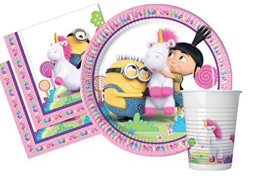 Ciao Y4679 Minions Party-Tischset, Single, Mehrfarbig, 24 people von Ciao