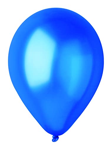 Pack 10 maxi balloons in natural latex Premium Quality G40 (Ø 100cm / 40"), pastel light blue von Ciao