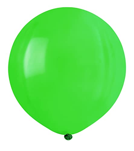 Pack 10 maxi balloons pearly in natural latex Premium Quality G40 (Ø 100cm / 40"), light green pearl von Ciao