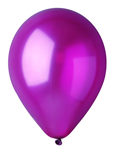 Pack 100 balloons in natural latex Premium Quality G120 (Ø 33cm / 13"), blue von Ciao