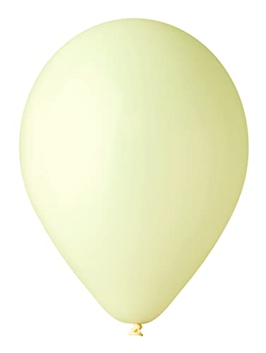 Pack 100 balloons in natural latex Premium Quality G120 (Ø 33cm / 13"), ivory white von Ciao