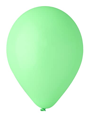 Pack 100 balloons in natural latex Premium Quality G120 (Ø 33cm / 13"), yellow von Ciao