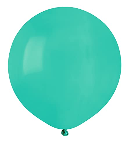 Pack 100 balloons pearly in natural latex Premium Quality G120 (Ø 33cm / 13"), green pearl von Ciao