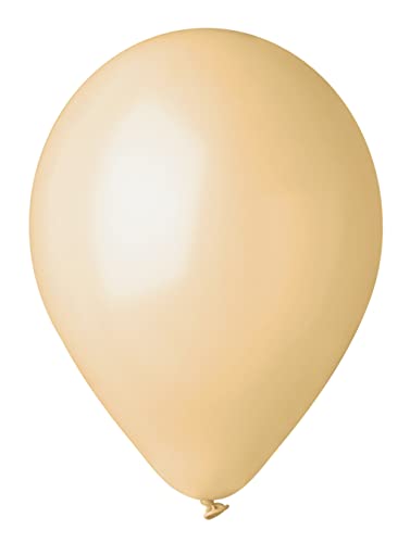 Pack 100 balloons pearly in natural latex Premium Quality G120 (Ø 33cm / 13"), mint green pearl von Ciao