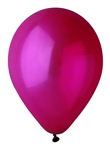 Pack 100 balloons pearly in natural latex Premium Quality G120 (Ø 33cm / 13"), violet purple lavender pearl von Ciao