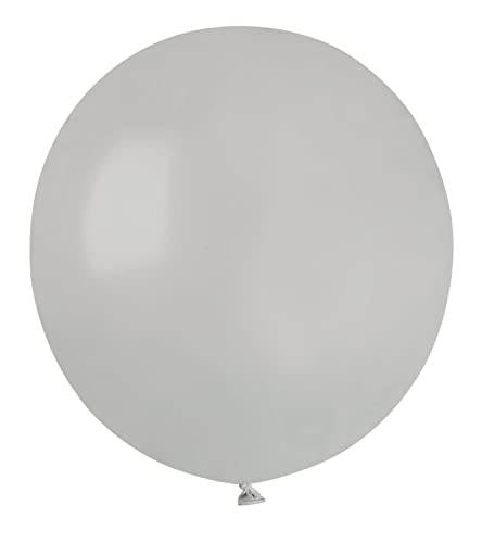 Pack 100 balloons pearly in natural latex Premium Quality G120 (Ø 33cm / 13"), white pearl von Ciao