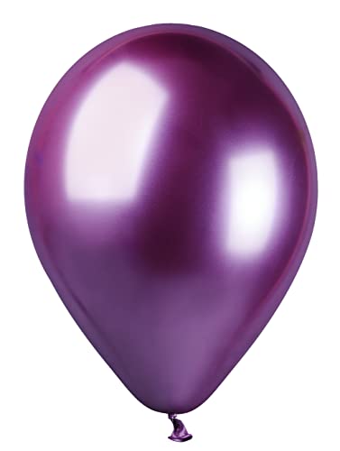 Pack 25 balloons in natural latex Premium Quality G150 (Ø 48cm / 19"), bright pink von Ciao