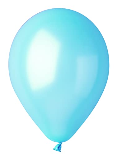 Pack 25 balloons in natural latex Premium Quality G150 (Ø 48cm / 19"), pastel light blue von Ciao