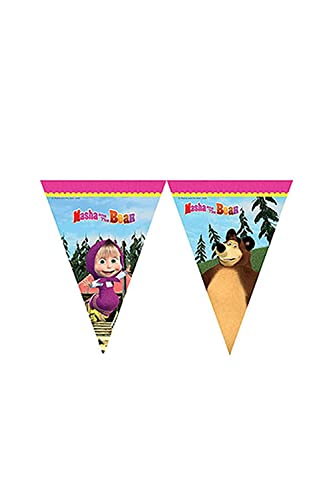 Procos 86563 – Babyjäckchen Wimpelkette Masha und Bär, 2.3 m, Mehrfarbig Procos 86563 – Babyjäckchen Wimpelkette Masha und Bär, 2.3 m, Mehrfarbig von Ciao